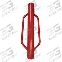 APPROVED VENDOR Manual Post Driver: 2 3/4 in Max Post Dia, 24 in Overall Ht, 17.5 lb Wt, 9 ga Gauge (MPN 4LVN8). Key specifications — Brand: APPROVED VENDOR; Finish: Powder Coated; Material: Steel.