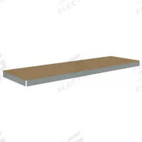 TENNSCO Shelf: 84 in x 24 in, 1,500 lb Load Capacity, Particleboard, Gray, Shelf (MPN ZLES-8424D). Key specifications — Decking Material: Particleboard; Includes: (4) Beams; Decking Finish: Unfinished; Shelf Configuration: Single Straight; Color: Gray; Frame Material: Steel; Brand: TENNSCO; Frame Finish: Zinc Plated.