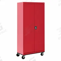 SANDUSKY Wardrobe Cabinet: Shelves, Full Ht (59" and Taller), 36 in Overall Wd, 24 in Overall Dp. Key specifications — Cabinet Color: Red; Frame Assembled: Assembled; Brand: SANDUSKY.