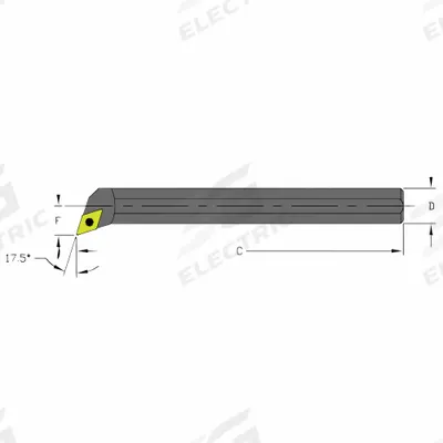 ULTRA-DEX USA Indexable Boring Bar: S10Q SDQCR2 (MPN 957-000-322) - Indexable Boring Bars