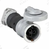 HUBBELL Pin and Sleeve Connector: Gray, 250V DC/600V AC, Three Phase, 30 A, 3 Pole, 4 Wire (MPN HBL430CS1W). Key specifications — Brand: HUBBELL.