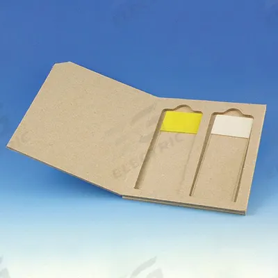 GLOBE SCIENTIFIC Lab Slide Mailer: Slides Holds Container, 2 Slides, Cardboard - Lab Slide Mailers