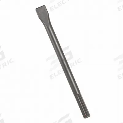 BOSCH Breaker and Demolition Hammer Chisel: 1 in Head Wd, 18 in Overall Lg - Chisel Bits for Breaker & Demolition Hammers