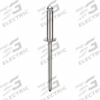 Blind Rivet,1.675" L,0.125" dia,PK500: Inch, 1 43/64 in Overall Lg, 37/64 in Body Lg, Dome, 500 PK (MPN U34125.012.4547). Key specifications — Brand: APPROVED VENDOR.