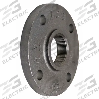 ANVIL Metal Pipe Flange: 1 in, Female NPT Threaded, Cast Iron, Flat Flange - Threaded Steel & Iron Pipe Flanges