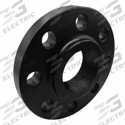 APPROVED VENDOR Metal Pipe Flange: 4 in, NPT Threaded, Steel, Raised Flange - Threaded Steel & Iron Pipe Flanges