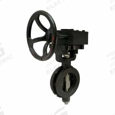 MILWAUKEE VALVE Butterfly Valve: For Water Media, 12 in Pipe Size, Wafer, 12 Bolt Holes - Carbon Steel High-Performance Butterfly Valves