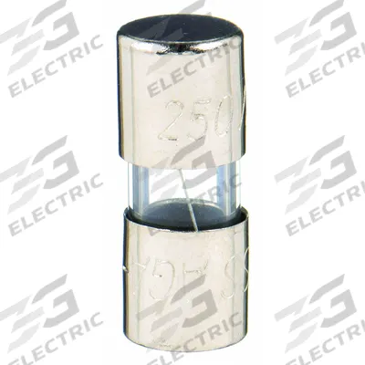 BUSSMANN Fuse: AGA Series, Fast-Acting, 5 A, 125 V AC - Fast-Acting Cylindrical Fuses