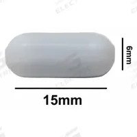 Stirring Bar: Octagon, Alnico, 15 mm Overall Lg, 6 mm Dia, Autoclavable, White (MPN F37120-0015). Key specifications — Color: White; Brand: SP SCIENCEWARE; Product Type: Stirring Bar; Shape: Octagon.