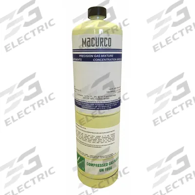 MACURCO Calibration Gas: Air, Certificate of Analysis Included, Cylinder - Calibration Gases for Fixed Gas Detectors