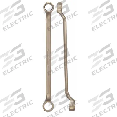 AMPCO Box End Wrench: Natural, 26 mm_28 mm Head Size, 11 1/2 in Overall Lg - Metric, Double End, 12-Point, Box End Nonsparking Wrenches
