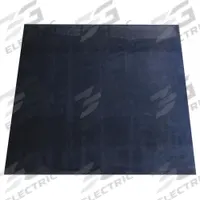 GARLOCK SAFETY SYSTEMS Rubber Mat: 24 in x 1/4 in, Temporary, Base Pad, 155159, Black, Rubber (MPN 155053). Key specifications — Fold-Down Capable: No; Guardrail Component: Base Pad; Material: Rubber; Color: Black; For Use With: 155159; Installation Type: Temporary; Sub-brand: RailGuard 200(TM); Brand: GARLOCK SAFETY SYSTEMS.