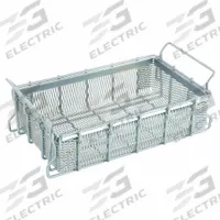 MARLIN STEEL WIRE PRODUCTS Parts Washer Basket: Rectangular, Steel, Silver, 16 in Basket Lg (MPN 00-00363272-14). Key specifications — Handle Included: Handle Included; Mesh Opening Size: 1/4 in; Stackable: Stackable; Lid Included: Lid Not Included; Brand: MARLIN STEEL WIRE PRODUCTS.