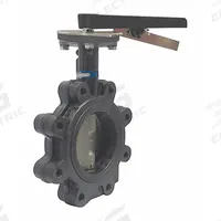 MILWAUKEE VALVE Butterfly Valve: 5 in Pipe Size, Concentric, 200 psi Max. Pressure (CWP), Lug, Lever (MPN ML232B). Key specifications — Brand: MILWAUKEE VALVE; Handle Type: Lever; Disc Material: Ductile Iron.