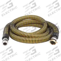 Water Suction Hose: 2 in Hose Inside Dia., 17 psi, Black/Yellow, 2 in x 2 in Fitting Size (MPN 1ZNB2). Key specifications — Temp. Range: -40° to 140°F; Hose Color: Yellow; Brand: APPROVED VENDOR.