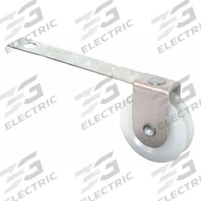 PRIME-LINE Roller: Roller, 5 7/16 in Overall Ht, 5 7/16 in Overall Lg, 3 13/16 in Overall Wd - Screen Door Hardware