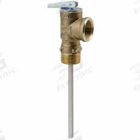 WATTS Temperature and Pressure Relief Valve: MNPT x FNPT, 3/4 in x 3/4 in Connection Size, Brass (MPN 3/4 LF 100XL-4). Key specifications — Brand: WATTS; Body Material: Brass.