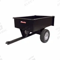 MILWAUKEE Dump Cart: 2 Wheels, 10 cu ft Cubic Foot Capacity, 900 lb Load Capacity, 18 ga Gauge (MPN LDT1002PRM). Key specifications — Container Material: Steel; Brand: MILWAUKEE.
