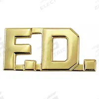 HEROS PRIDE Metal Rank Insignia: F.D., 1/2 in, Gold, Metal, Clutch Pin, Rank Insignia, 1 PR (MPN 4332G). Key specifications — attr1074238: Clutch Pin; attr188498: 1/2 in; attr188499: Gold; attr188500: Metal; attr188503: F.D.; attr193746: HEROS PRIDE.