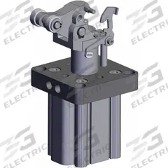 SMC Stopper Air Cylinder: 50 mm Bore Dia, 30 mm Stroke Lg, Flange Mounting, Roller (MPN RS2H50TN-30TM-D). Key specifications — attr945842: SMC; attr1110781: Roller.