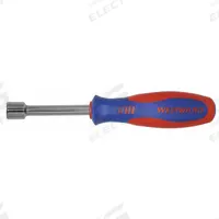 WESTWARD Hollow Round Shank Nut Driver: Straight, Metric, Without Magnetized Tip, Std, 3 in Shank Lg (MPN 401L46). Key specifications — attr1214485: Round; attr1214505: WESTWARD.