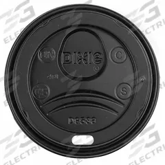 DIXIE Disposable Hot Cup Lid: For 8 oz Cup Capacity, Dome, Black, 1,000 PK (MPN DL9538B). Key specifications — For Use With: Hot Cup; Material: Plastic; Brand: DIXIE; Compatible Cup Type: Hot Cup; FSC Certified: No; Reclosable: No; Recyclable: No; USDA Certified Bio-based Products: No.