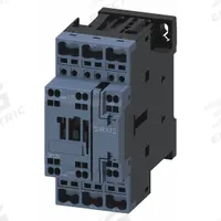 SIEMENS IEC Power Contactor: Non-Reversing, 3 Poles, 3NO Contacts, 25 A, 24V AC Coil (MPN 3RT20262AC20). Key specifications — Brand: SIEMENS; Integrated Surge Suppression: No; Wire Termination Type: Spring Loaded.