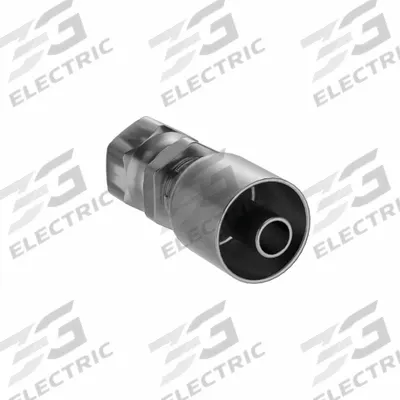 PARKER Hydraulic Crimp Fitting: Steel x Steel, Straight, -8 For Hose Dash Size - Parker Crimp Hydraulic Hose Fittings with BSPP Connection