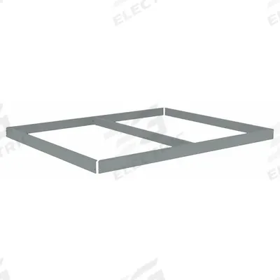 TENNSCO Shelf: 60 in x 48 in, 2,000 lb Load Capacity, Gray - Open Deck Shelf Kits for Boltless Shelving