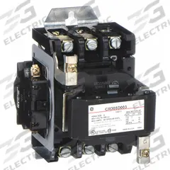 GE NEMA Magnetic Contactor: Non-Reversing, 3 Poles, NEMA Size 2, 45 A, 240V AC (MPN CR305D003). Key specifications — Brand: GE.
