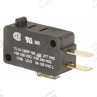 Honeywell Miniature Snap Action Switch: Plunger Actuator, 1NO/1NC - Hinge Lever Snap-Action Switches
