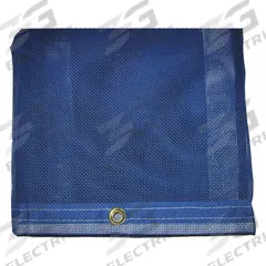 MAURITZON Tarp: 15.5 ft Lg, 11.5 ft Wd, Std Duty, 5 mil, Vinyl, Blue, 10 oz/sq yd, PVC Coated (MPN MBT-12-02-1216). Key specifications — Color: Blue; Brand: MAURITZON; Fabric Coating: PVC Coated.