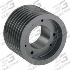 APPROVED VENDOR V-Belt Pulley: 3V530, 8 Groove, 5.3 in OD, Bushed Bore, SK, For 3V/3VX Belt Section (MPN 83V530SK). Key specifications — Pulley Industry Number: 3V530; Pitch Diameter: 5.3 in (3V); For Belt Section (broad, with similar types): 3V or 3VX.