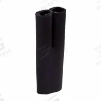 ELECTRIDUCT Heat Shrink Breakout Boots: 10 Pk, 0.25 in I.D. Before Shrinking, 1.3 in Lg, Black (MPN HSB-2-0.25-10PK). Key specifications — Brand: ELECTRIDUCT; Color: Black; _Pack Size: 10.