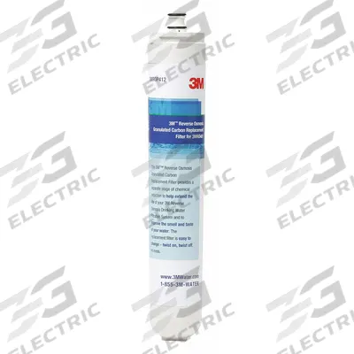 3M Quick-Connect Water Filter: 0.5 gpm, 33 3/8 cm Overall Ht, 3 3/8 in Overall Dia - Quick-Connect Water Filters for Reverse Osmosis System