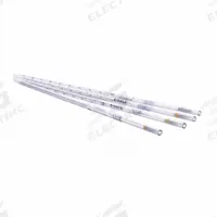 KIMBLE Serological Pipette: 5 mL Capacity, 0.1 mL Graduation Increments, Sterile, Borosilicate Glass (MPN 72105-5110). Key specifications — Sterility: Sterile; Brand: KIMBLE; Individually Wrapped: Individually Wrapped; Pipette Type: Non-Pryogenic; Material: Borosilicate Glass; Product Type: Serological Pipette.