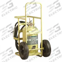 BUCKEYE Wheeled Fire Extinguisher: 65 lb Extinguisher Capacity, 4A:60B:C, Halotron (MPN 76500). Key specifications — Brand: BUCKEYE.