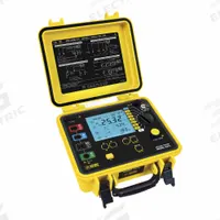 AEMC INSTRUMENTS Earth Ground Resistance Tester: 0.01 ohm to 100 kiloohm, CAT IV, IP53, Digital, USB (MPN 6472 kit-300ft). Key specifications — IP Rating: IP53; Test Current: ≤250 mA; Test Voltage: 60V AC; Brand: AEMC INSTRUMENTS.