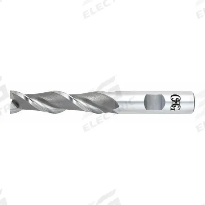 OSG Square End Mill: Cobalt, 2 Flute, 1-1/2" Mill Dia, 4" LOC, 6-1/2" OAL (MPN 5356200) - Cobalt Square End Mills for Aluminum