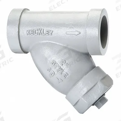 KECKLEY Y Strainer: 1 1/4 in, Socket, Perforated, 0.0625 in Screen Size - Carbon Steel Y Strainers