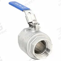USA INDUSTRIALS Manual Two-Way Ball Valve: 2 in, 304 Stainless Steel, Straight Valve Body, Two-Piece (MPN ZUSA-VLV-162). Key specifications — Brand: USA INDUSTRIALS; Handle: Locking Lever.