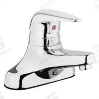 CHICAGO FAUCETS Low Arc Bathroom Faucet: 420, Cast Brass, Polished Chrome Finish, 1.5 gpm Flow Rate (MPN 420-ABCP). Key specifications — Includes: Mounting Hardware; Brand: CHICAGO FAUCETS; Series: 420.