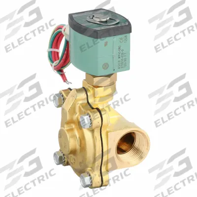 REDHAT Solenoid Valve: 2-Way, Normally Open, 1 in Pipe Size, 120V AC, Watertight - 2-Way/2-Position, Normally Open Solenoid Valves