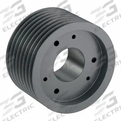 APPROVED VENDOR V-Belt Pulley: 5V975, 8 Groove, 9.75 in OD, Bushed Bore, F, For 5V/5VX Belt Section (MPN 85V975F). Key specifications — Pulley Industry Number: 5V975; Pitch Diameter: 9.75 in (5V); For Belt Section (broad, with similar types): 5V or 5VX.