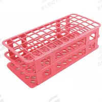 Tube Rack: Polypropylene, Red, (60) Wells, 60 Compartments, Benchtop (MPN HS243077R). Key specifications — Material: Polypropylene; Mounting Location: Benchtop; Color: Red; Product Type: Test Tube Rack; Total Holding Capacity: (60) Wells; Brand: HEATHROW SCIENTIFIC.