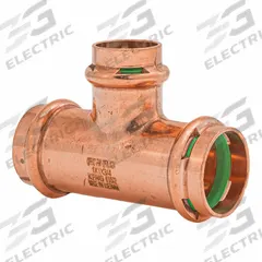 QUICKFITTING SUREPRESS Crimp Tee Fitting: 1 in CTS x 1 in CTS x 3/4 in CTS size, Copper, EPDM O-Ring (MPN SPWT332R). Key specifications — Brand: QUICKFITTING SUREPRESS; Series: SurePress; Broad - Material for Bullet: Copper Or Bronze; Brand - Broad: QUICKFITTING SUREPRESS.