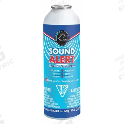 SOUND ALERT Personal Safety Horn Refill: 120 dB, 6 oz Net Wt, 65 ft Coverage - Refills for Personal Safety Horns