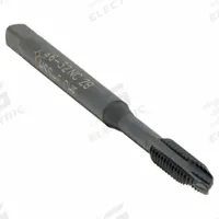 CLEVELAND Spiral Point Tap: #6-32 UNC, 2B, 3 Flute, Plug Chamfer, Black Oxide Cobalt (MPN C86206)