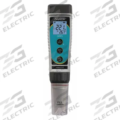 OAKTON ORP Meter: Auto, -1000 mV, 1000 mV, ±0.2% Full-Scale ORP Accuracy, Dual Line/LCD - Pocket Oxidation Reduction Potential Testers