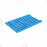 MTC BIO Sealing Mat: Round, 96 Wells, Blue, - Opening, Silicone, 8.5 mm Well Opening Size (MPN MAT-RD-96-PTFE). Key specifications — attr1383125: MTC BIO; attr1383132: Not Pre-Slit; attr1383135: - Opening; attr1383140: Round; attr1383126: Blue; attr1383129: Seals Airtight to Prevent Evaporation, Sample Loss and Contamination.